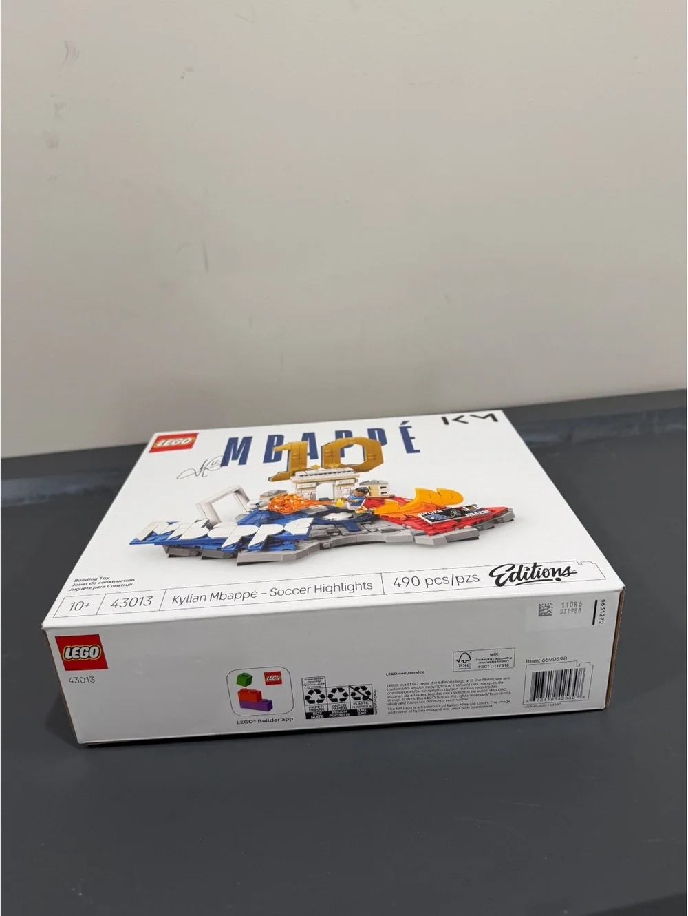 LEGO 43013 Kylian Mbappé Soccer Highlights 490pc New Sealed FIFA World Cup 2026